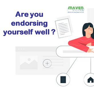Are you endorsing yourself well